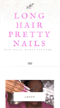 Mobile Screenshot of longhairprettynails.com